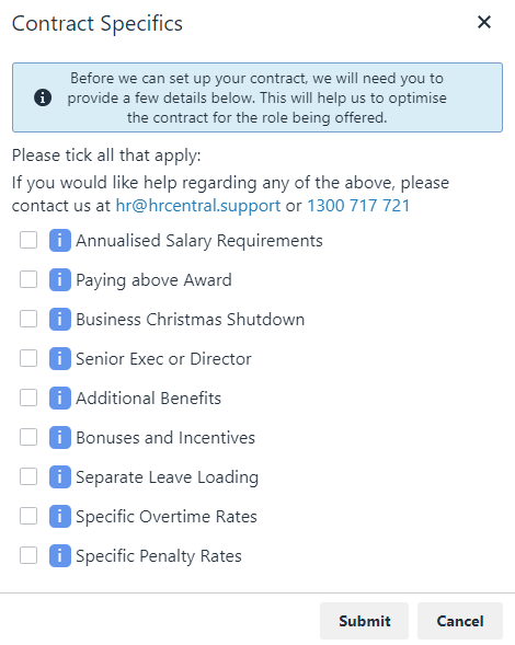 Submit Contract How to send a Contract (using a built-in template)