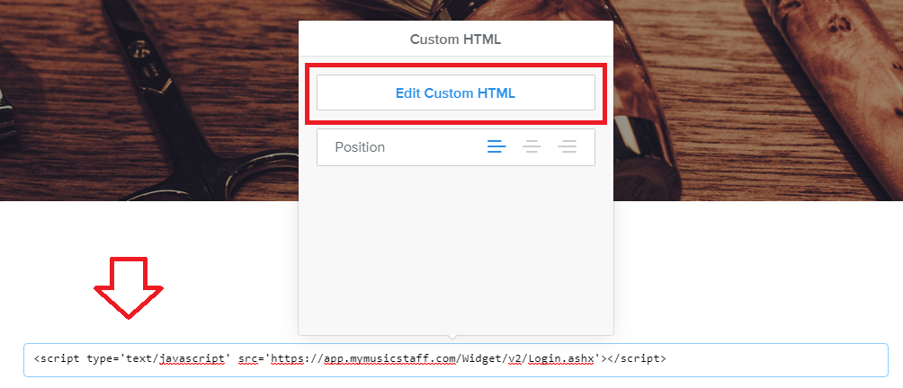 How do I add a 'Login' or 'Student Sign-Up' widget to a Weebly website?