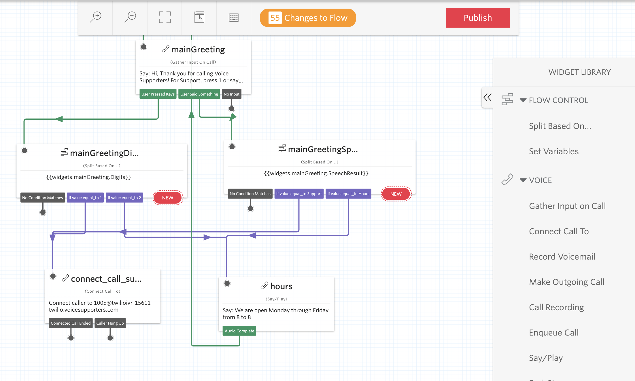 Speech Recognition IVR with Twilio Studio (Example Integration)