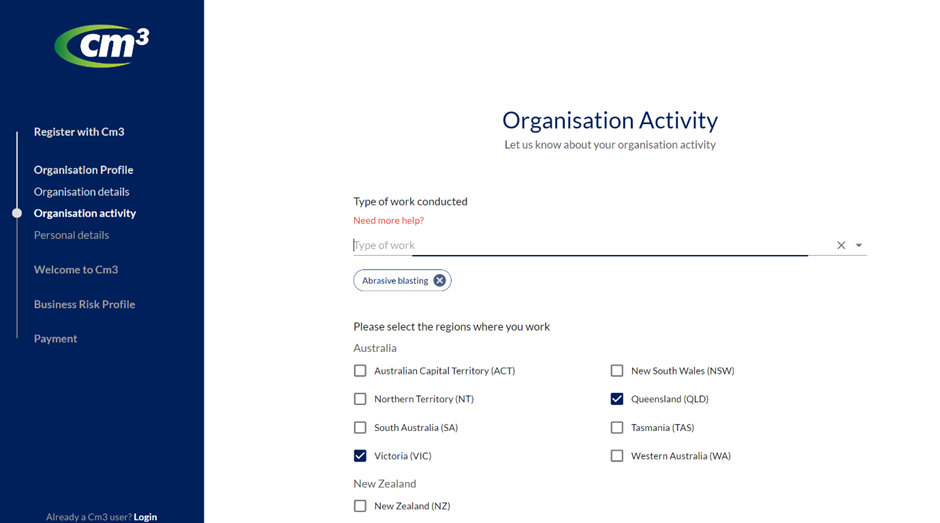 How to register on Cm3