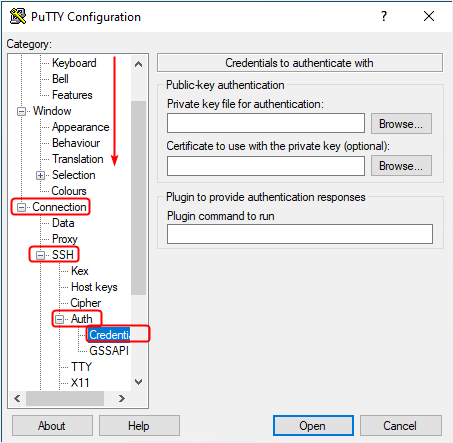 How can I establish an SSH connection with public key authentication to ...