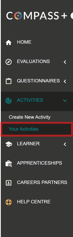 How to export application data through Compass+