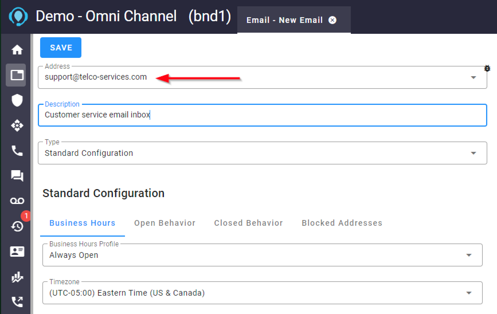 Email Channel Setup