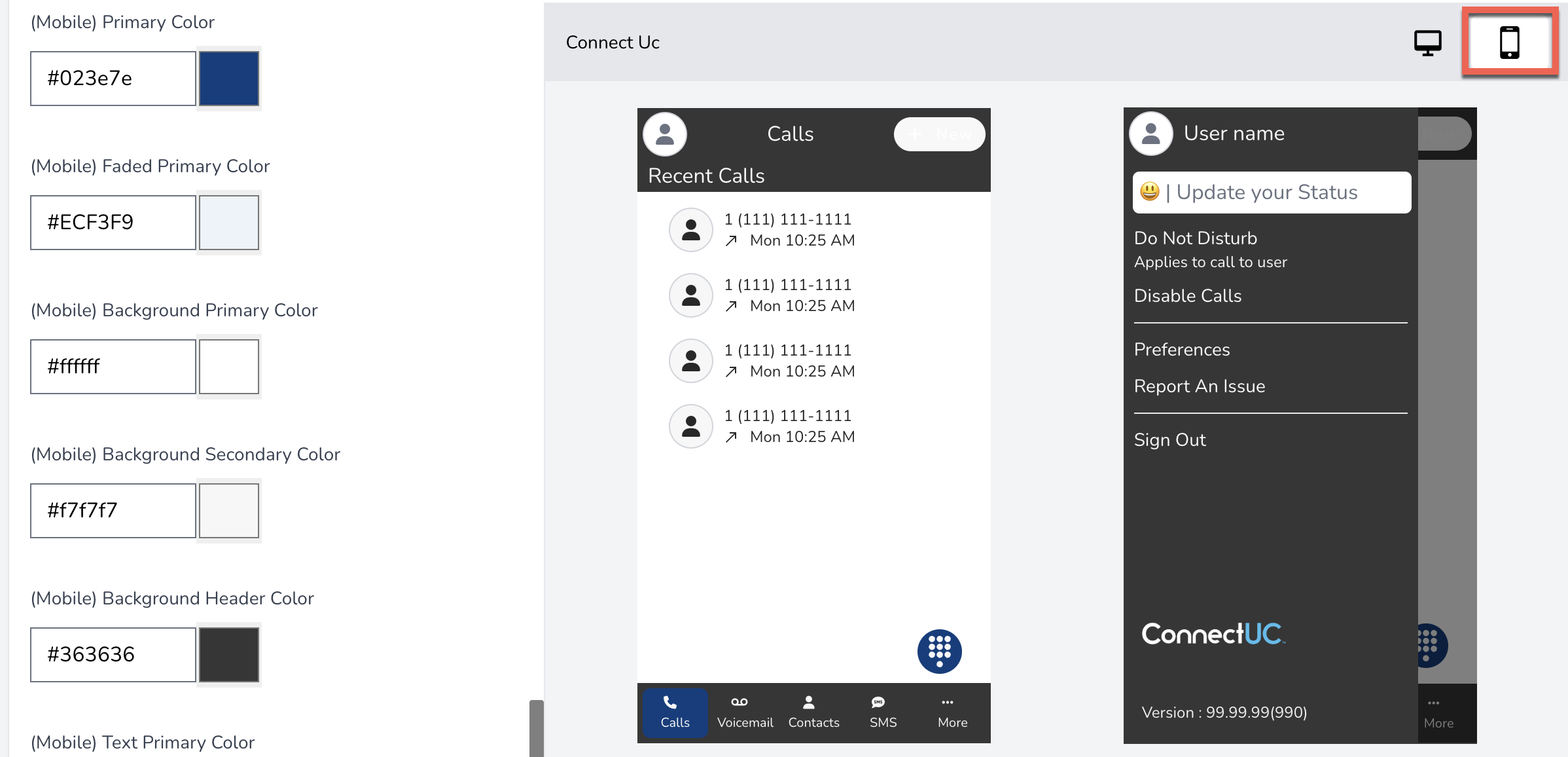 Branding the UC Client