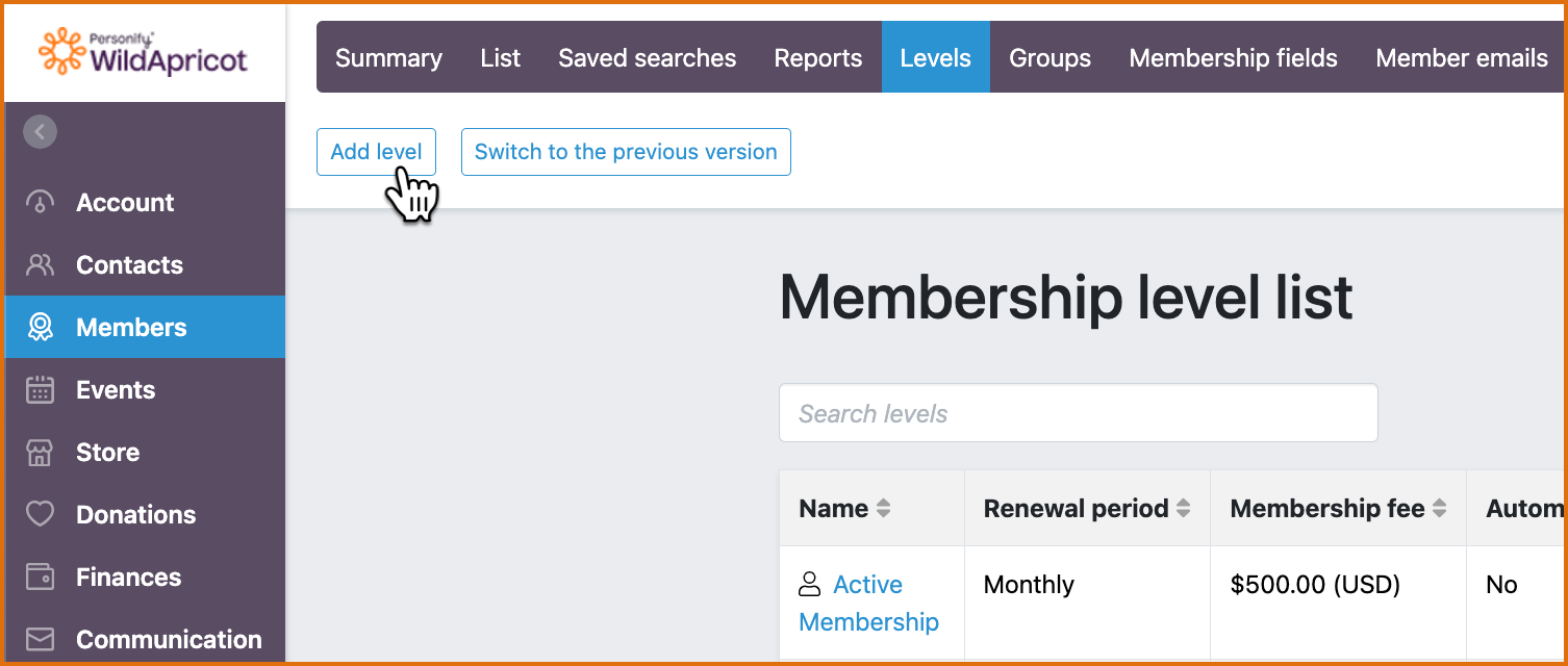 Membership level settings redesign — Membership setup checklist