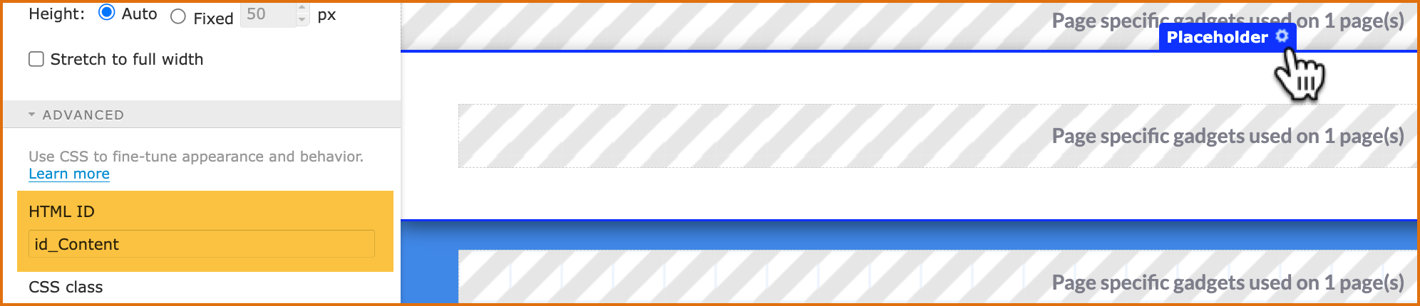 Using widgets