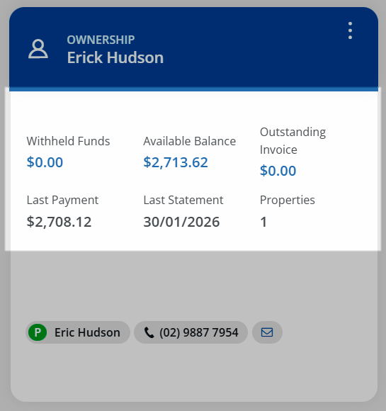 Understand the ownership profile summary