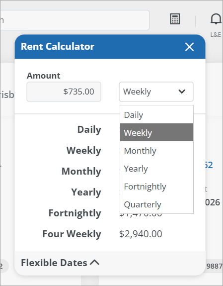 Manage rent calculations using the Rent Calculator