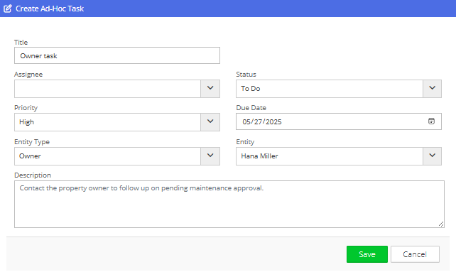 Add a task