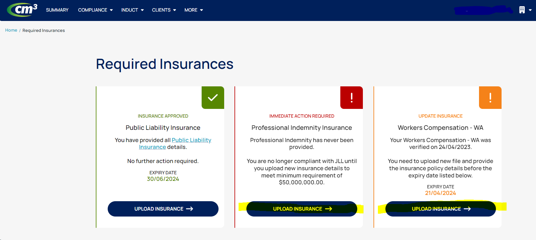 Al3 File Icon Uploading Insurance documents