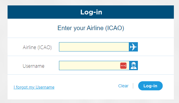 Iata Sign In Logging in