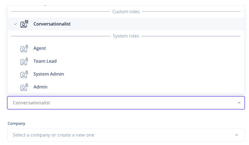 Custom User Roles