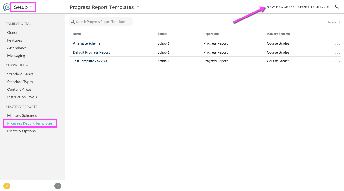 How To - Create, Copy and Edit a Progress Report Template