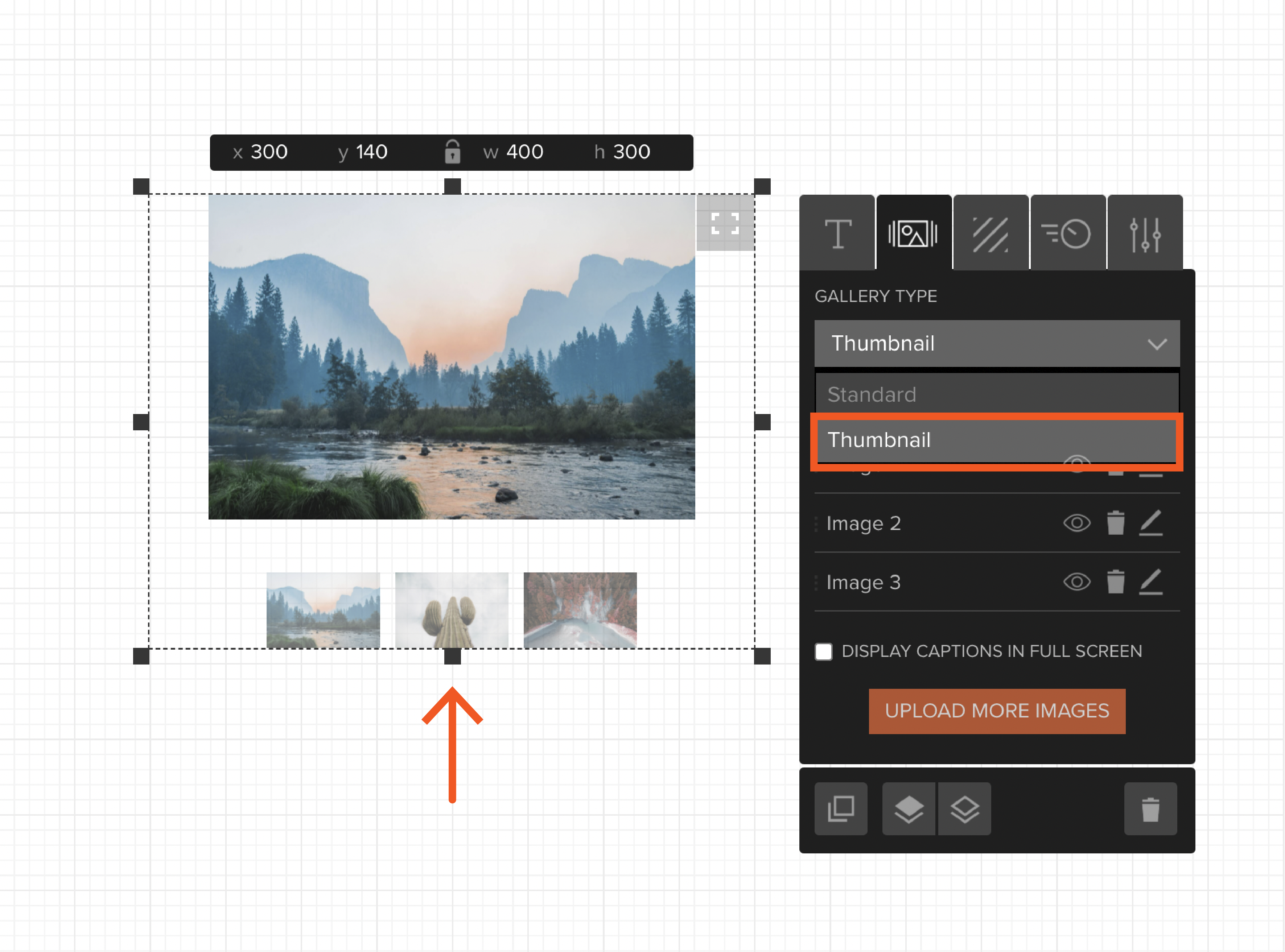 Adding an image gallery