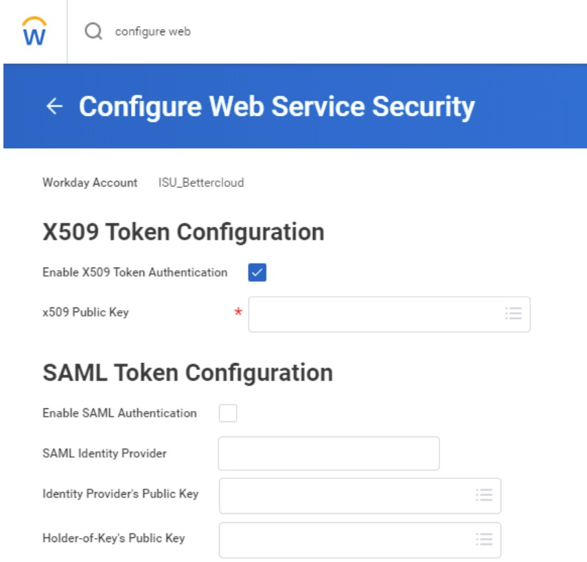Workday Secret Key Authentication Integrating Workday with BetterCloud