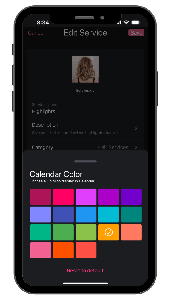 How to Color Code Services on Your Calendar