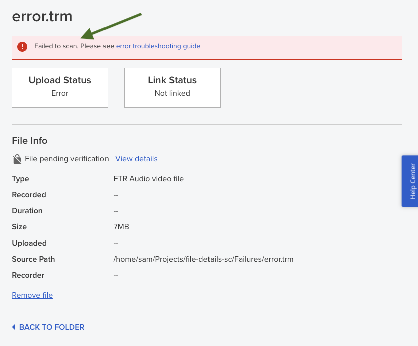File Troubleshooting Guide