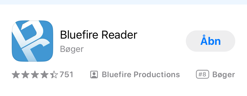 Læs din e-bog med Bluefire reader på iOS eller Android