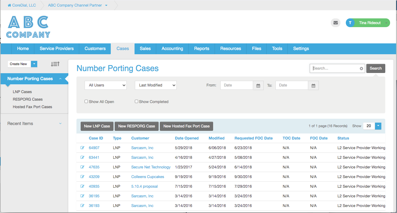 Manage Port Requests