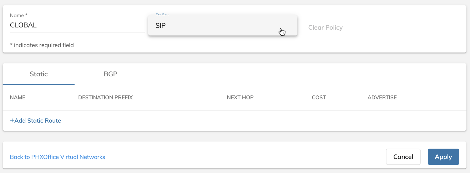 Infiot Infiot Edge SD-WAN User Guide