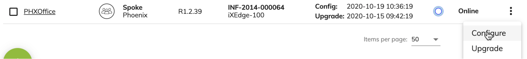 Infiot Infiot Edge SD-WAN User Guide