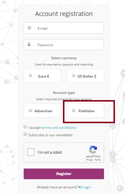 Submit a New Website