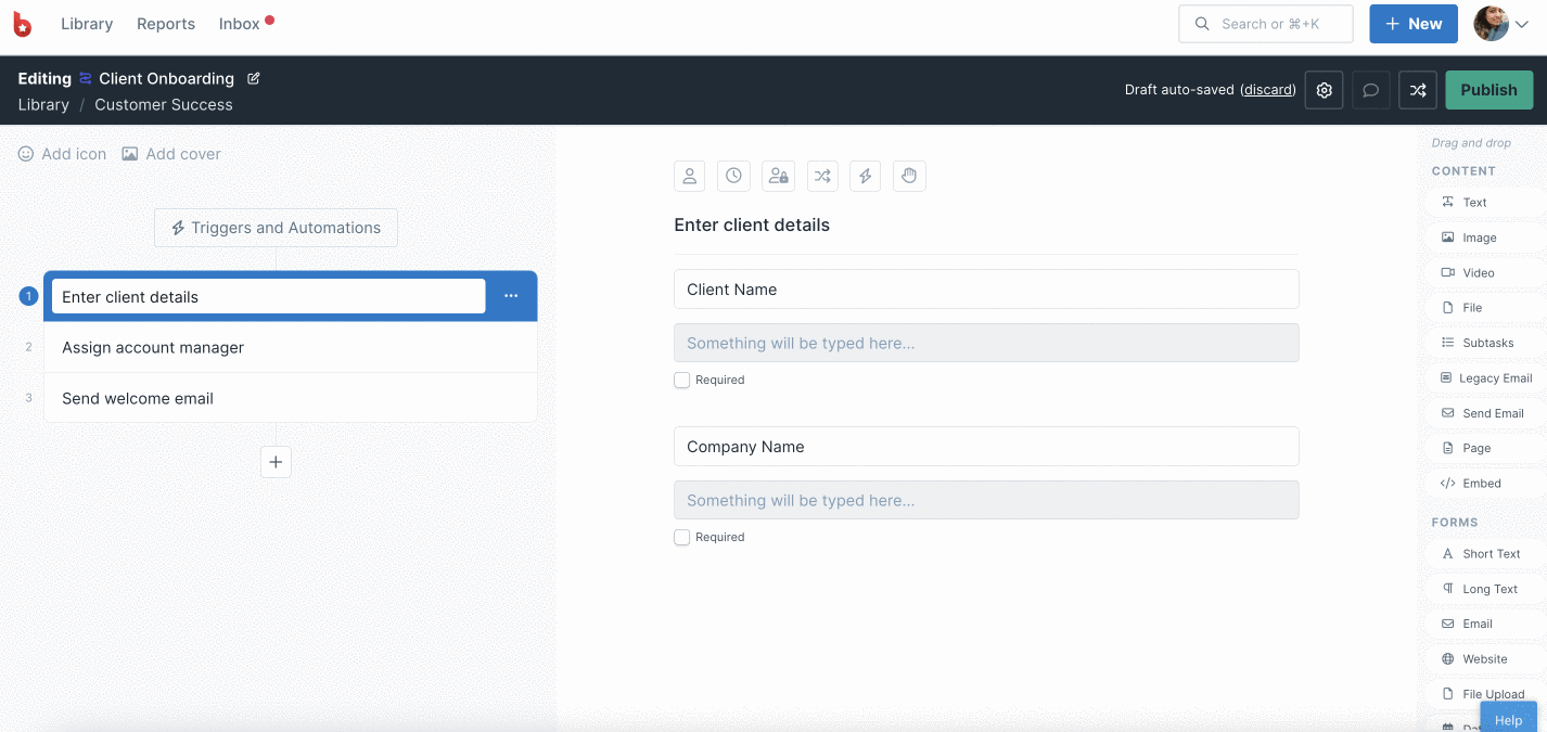Basics of Creating and Editing Workflows