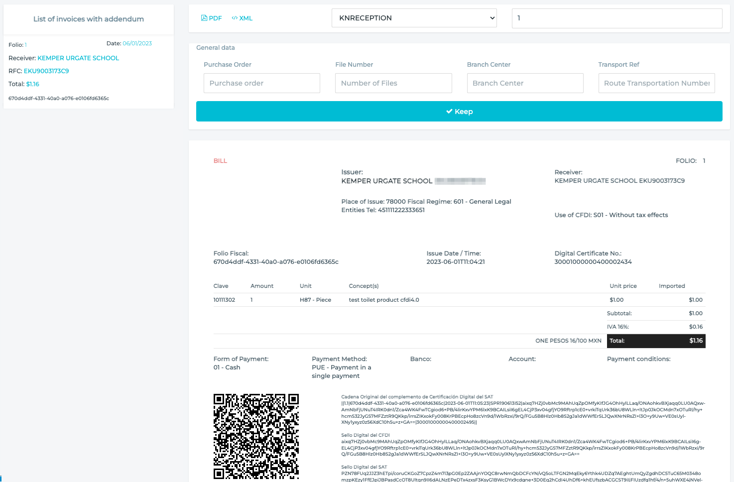 How do I create an Invoice?