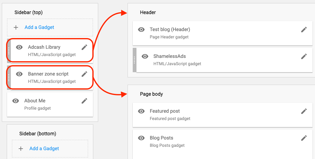 Blogger Zone Script Integration (Display ads)