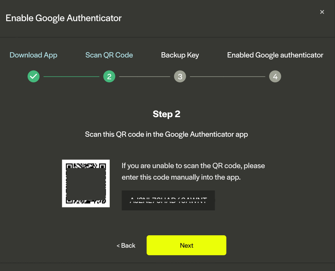Enable Google Authentication