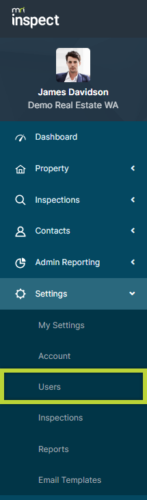 Add, edit & delete user profiles