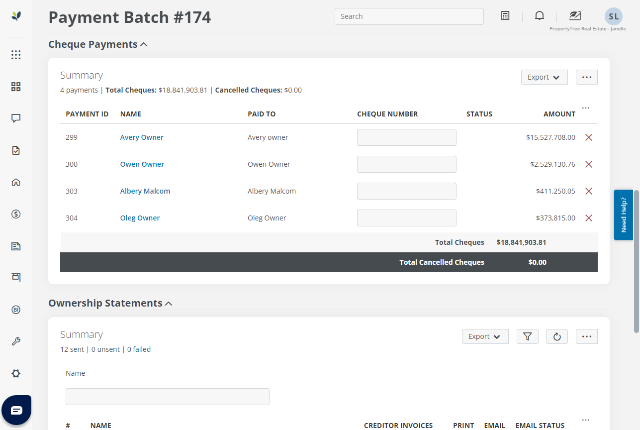 Find Payment & Bank File Batches