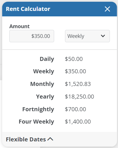 Weekly And Monthly Rent Understand rent changes