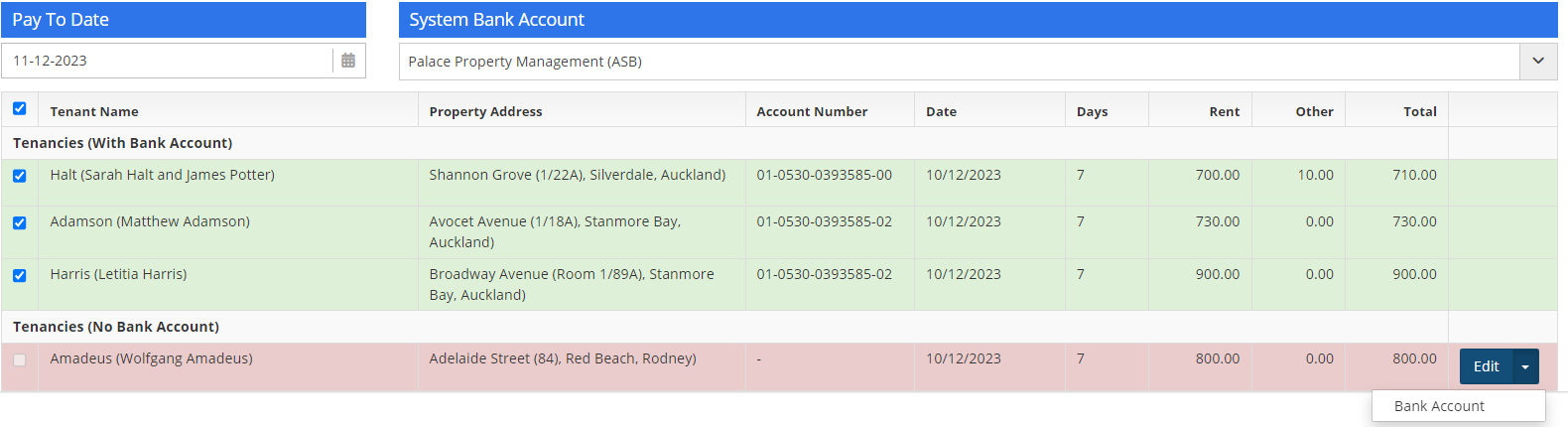 Understand direct debits