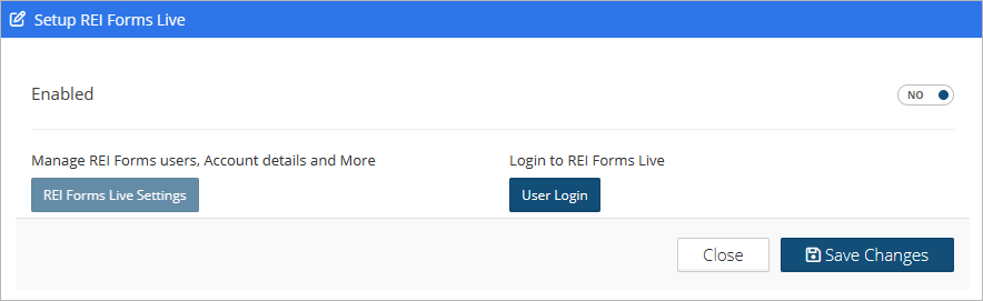 Integrate with REI Forms Live