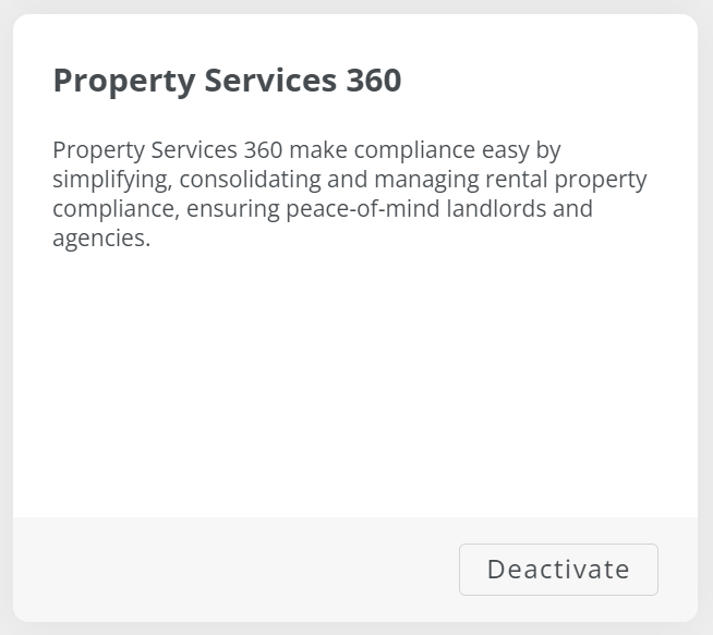 Integrate with Property Services 360