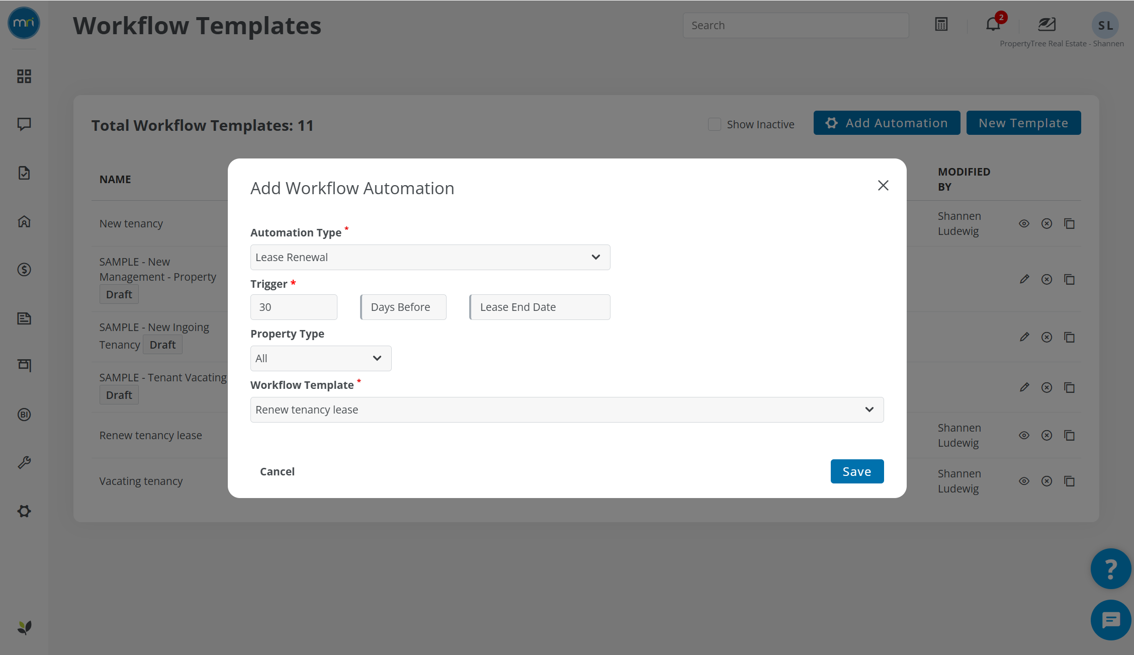 Add a workflow automation