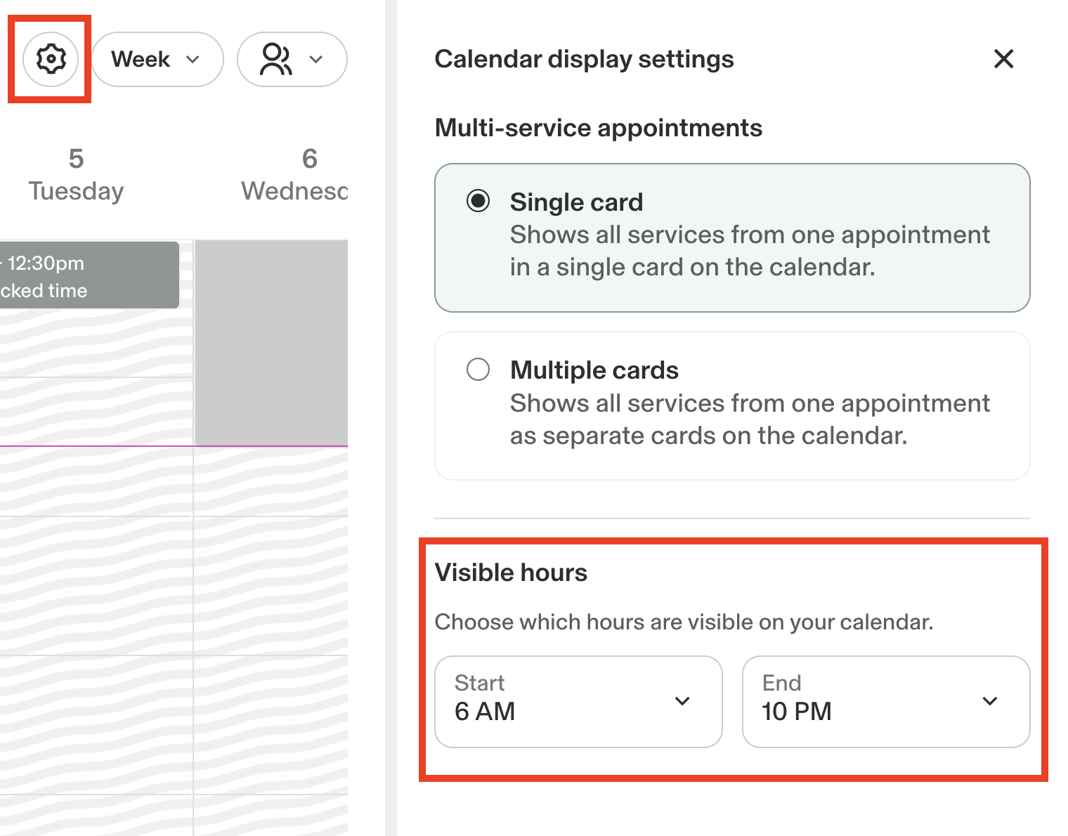 Customizing the Desktop Calendar View