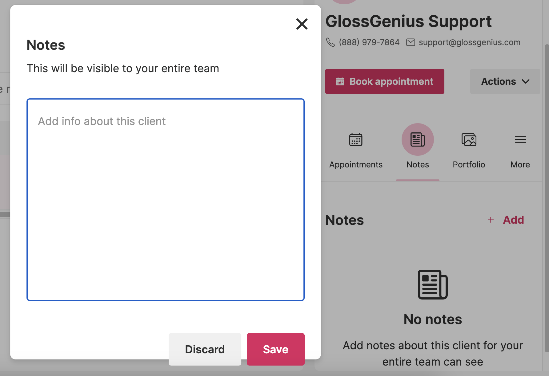 Save Note Button How to Save Client Notes and Formulas