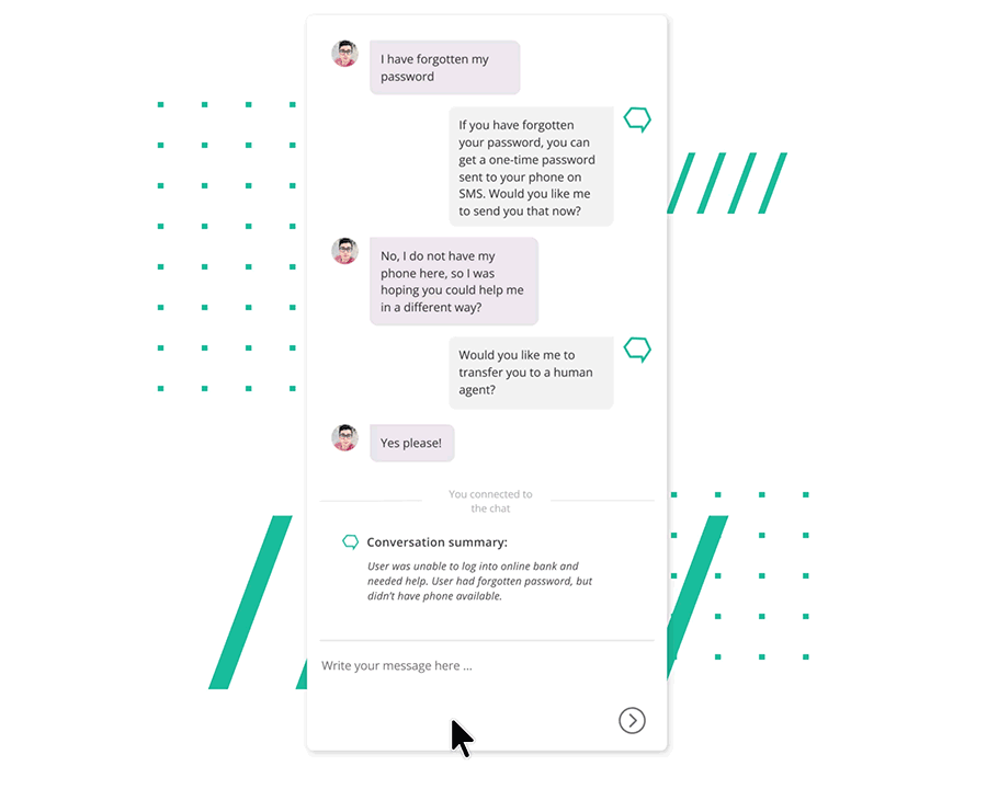 LLM human chat
