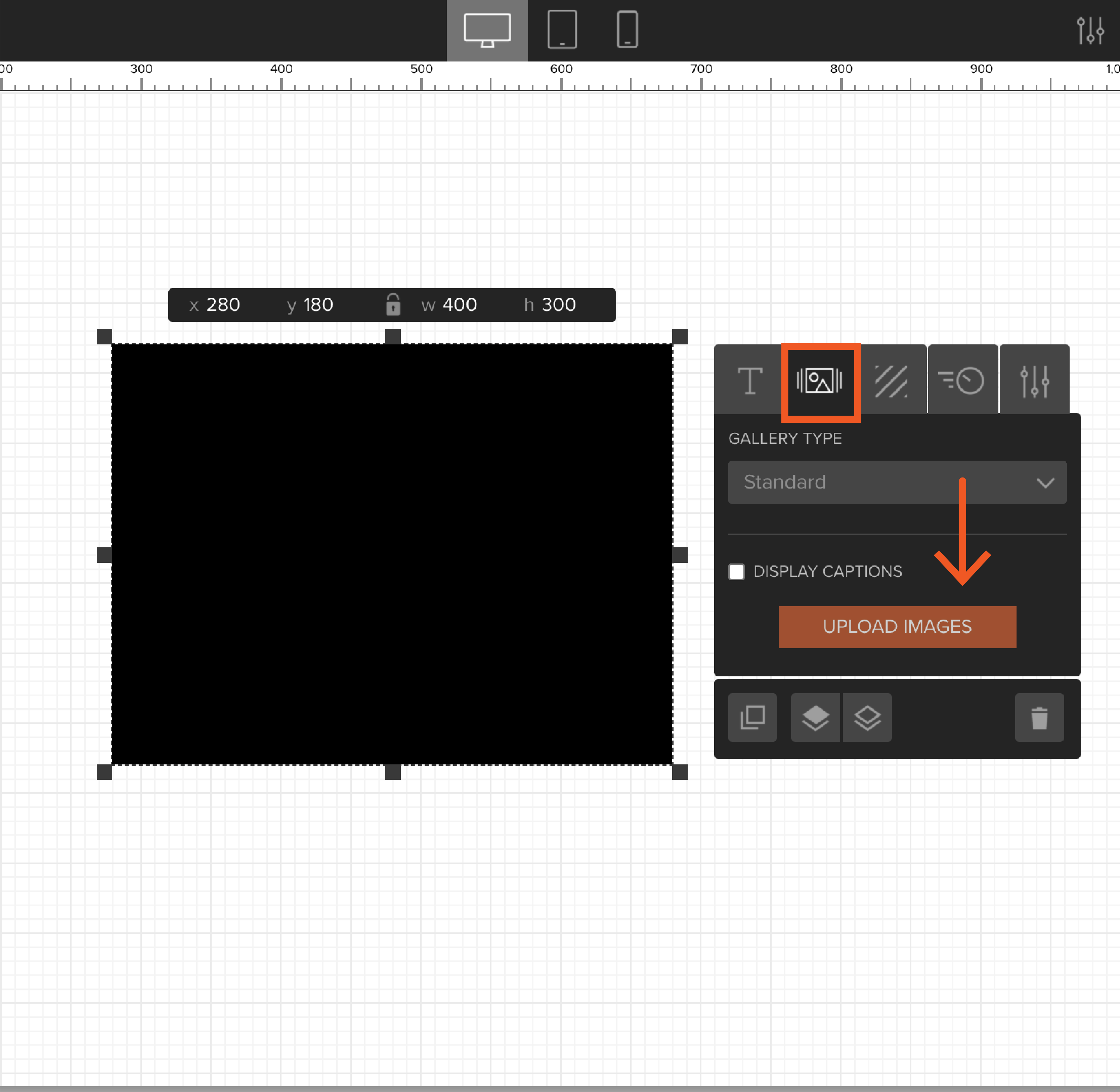 Adding an image gallery