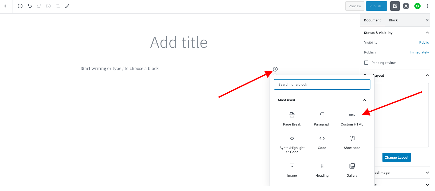 How to embed a widget to WordPress CMS