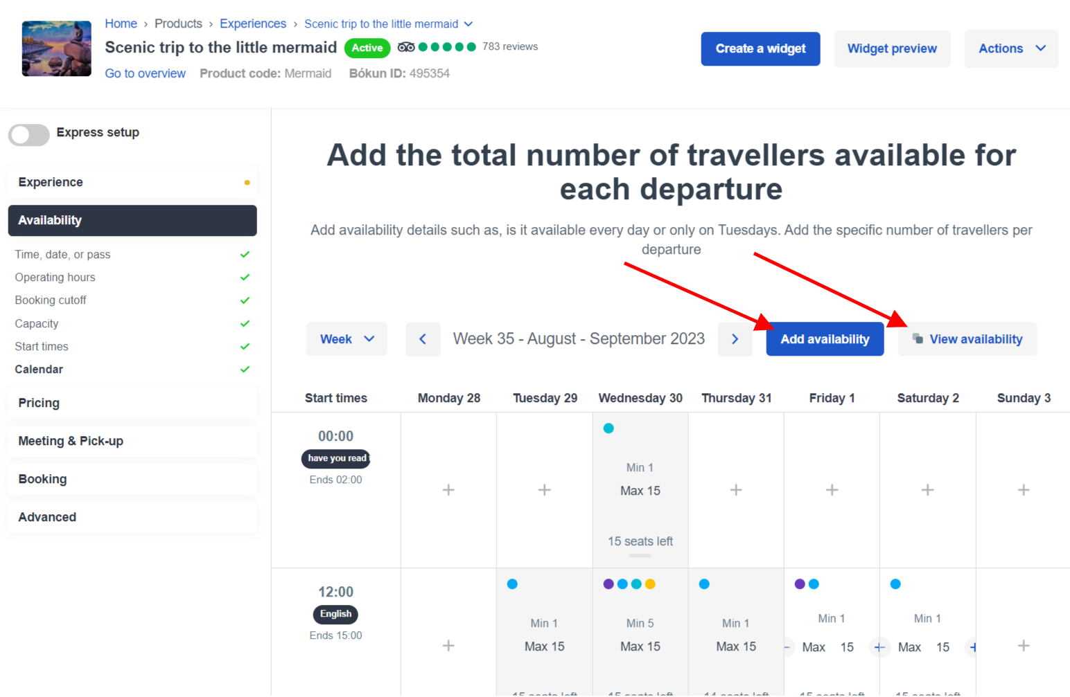 How to add recurring availability