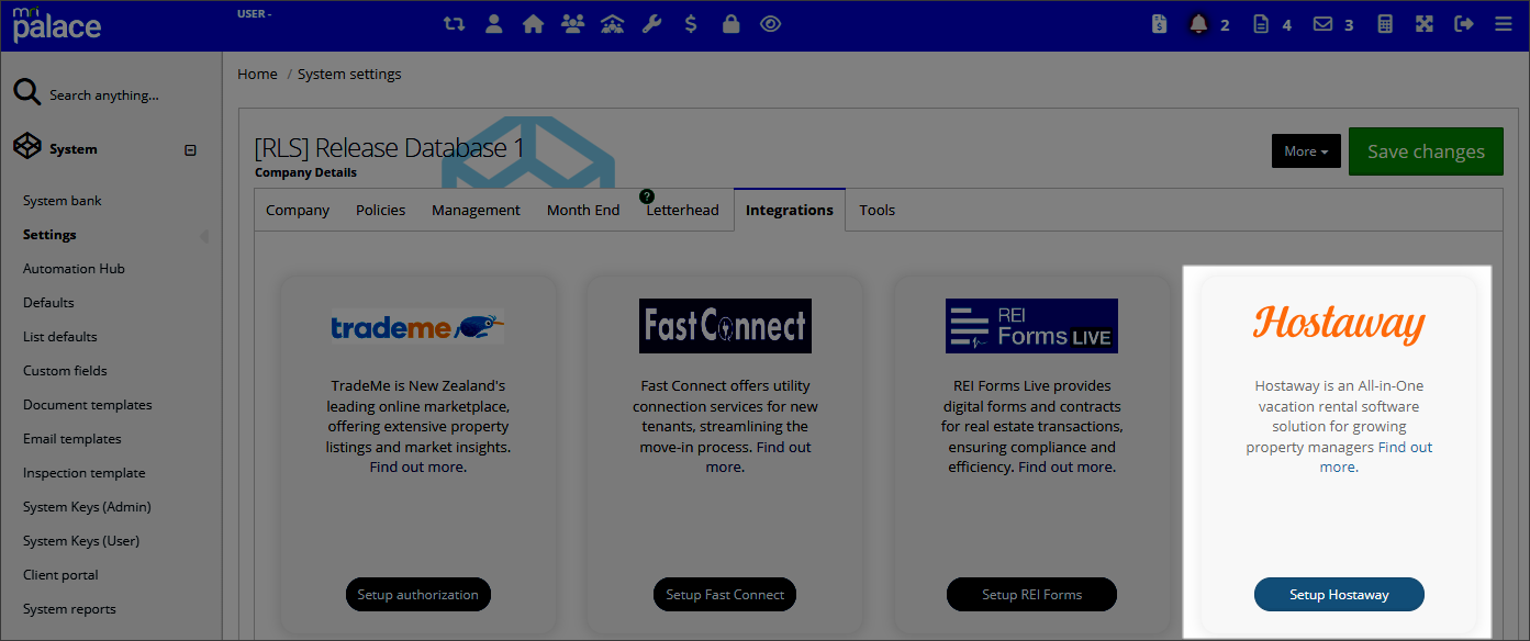 Integrate with Hostaway