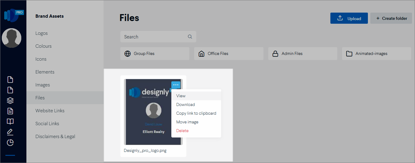 Remove Files Example Ui Manage the file library