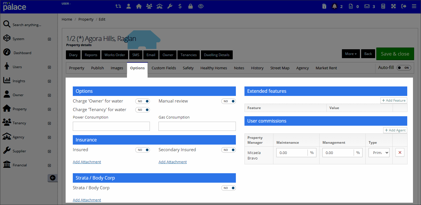 Understand and manage property profiles