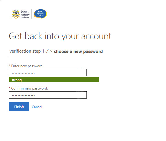 Step by step guide to signing in for the first time