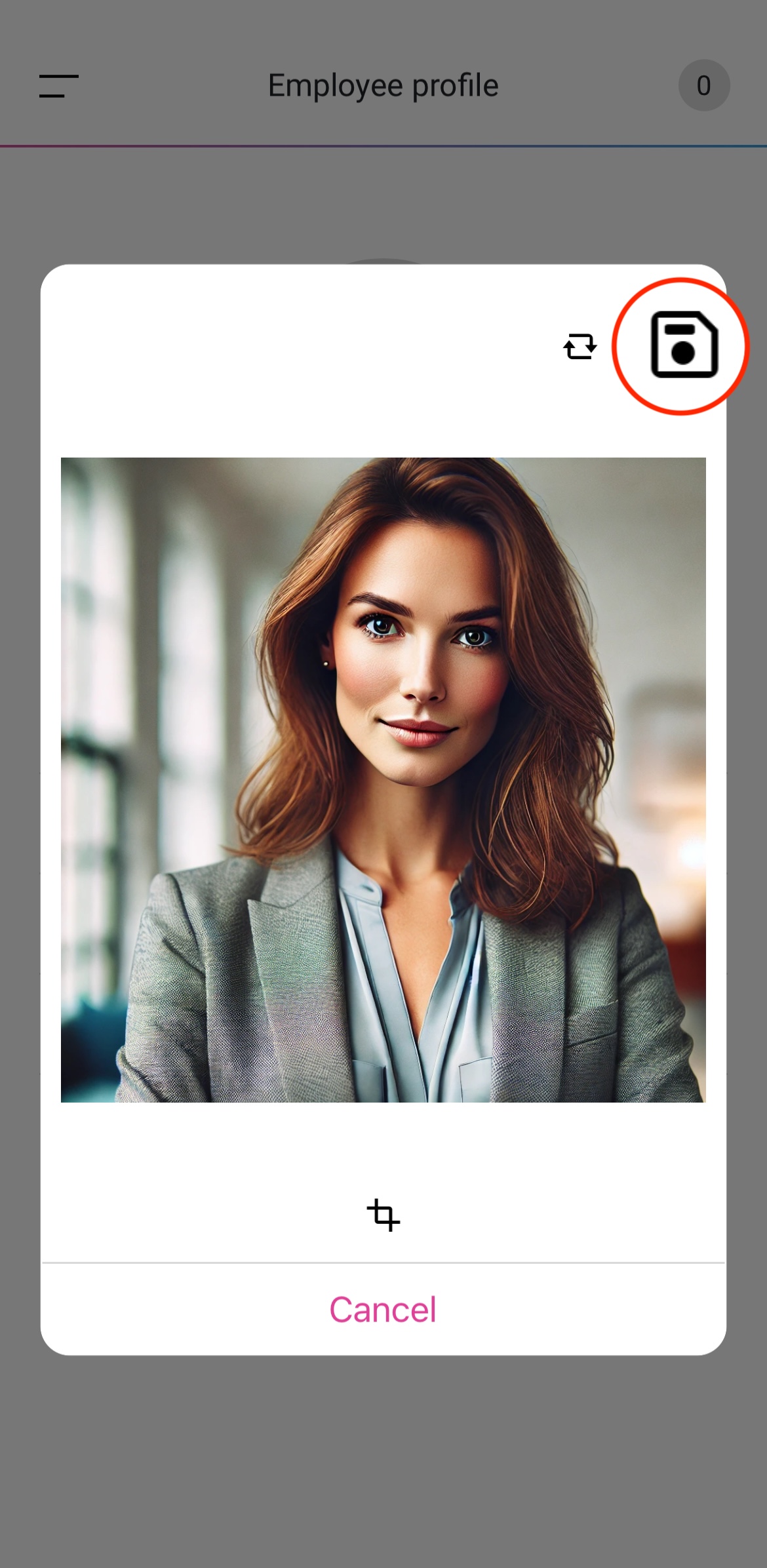 Help Profile Picture User profile - Upload profile picture - Mobile app