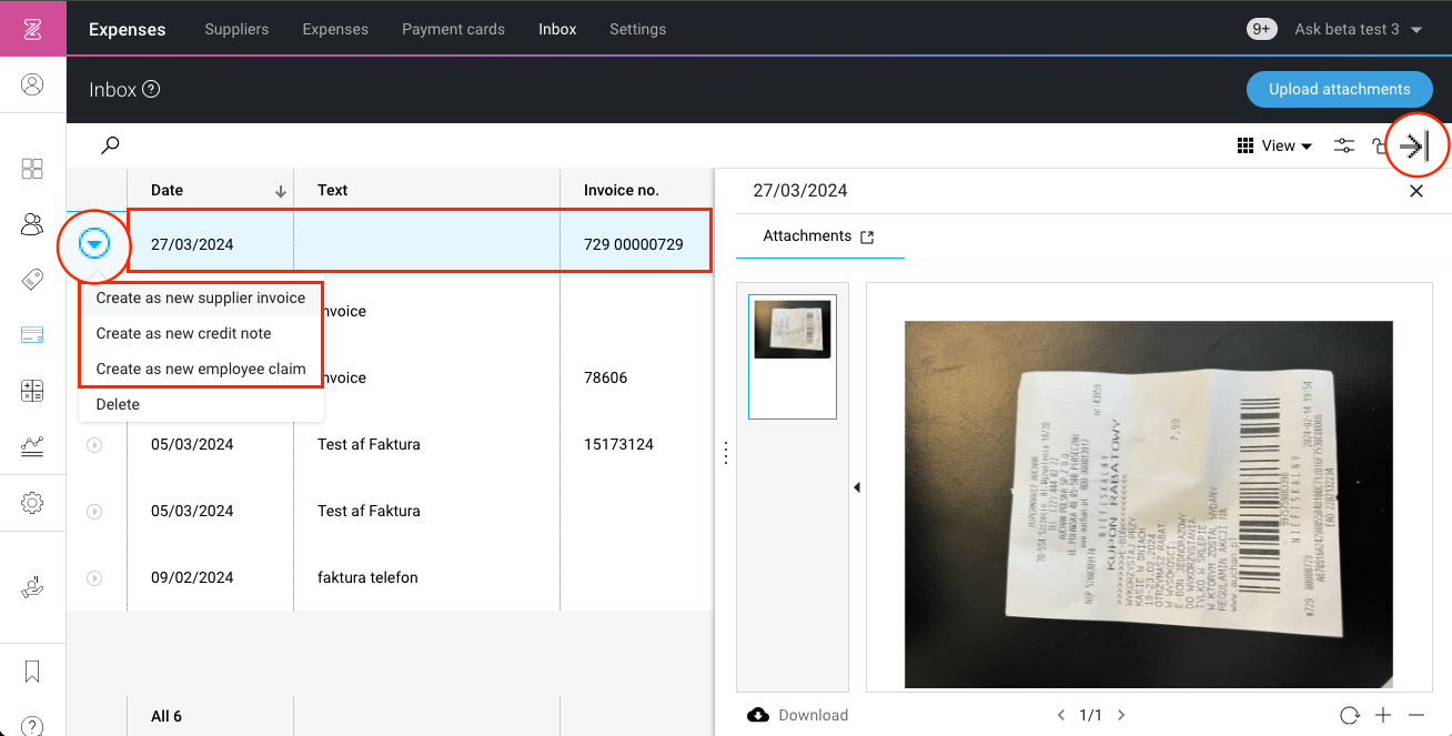 File Upload Inboxes Upload attachments in inbox