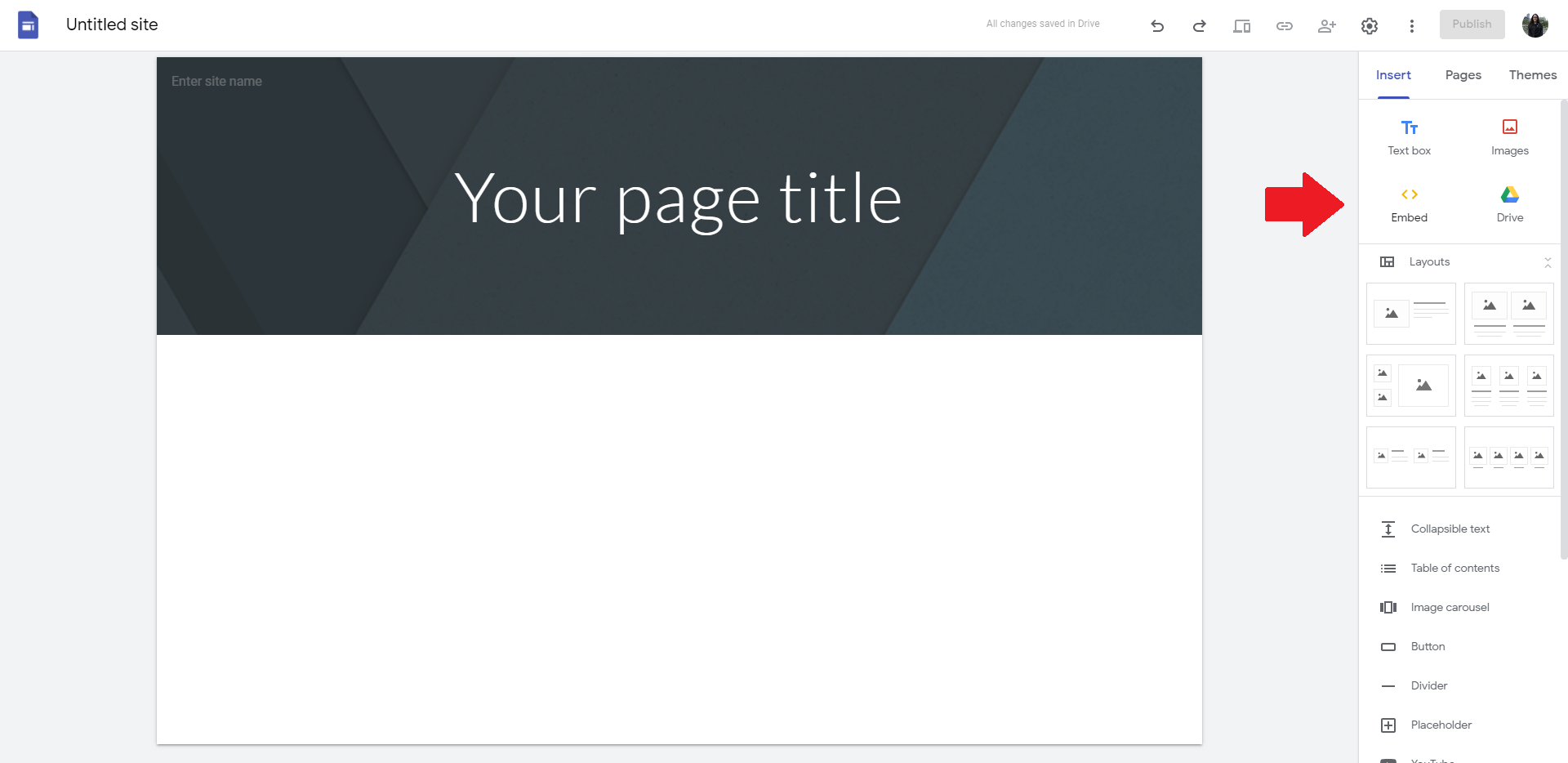 How do I add a 'Login' or 'Student Sign-Up' widget to a Google Sites ...